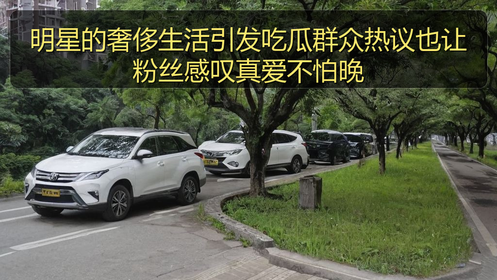 明星的奢侈生活引发吃瓜群众热议也让粉丝感叹真爱不怕晚